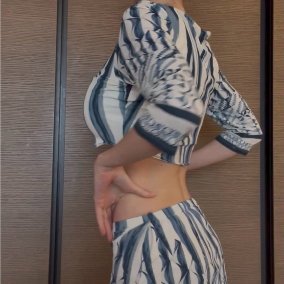 Reworked vintage roberto Cavalli two piece with matching headband - Picture 4 of 4